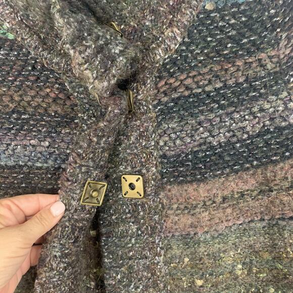 Free People Oversized Sweater Womens XS Multicolor Alpaca Blend Boho Knit - Picture 3 of 10